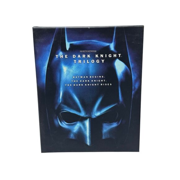 Bluray Batman The Dark Knight Trilogy Box set 3 Movies with Art Book - Picture 1 of 13